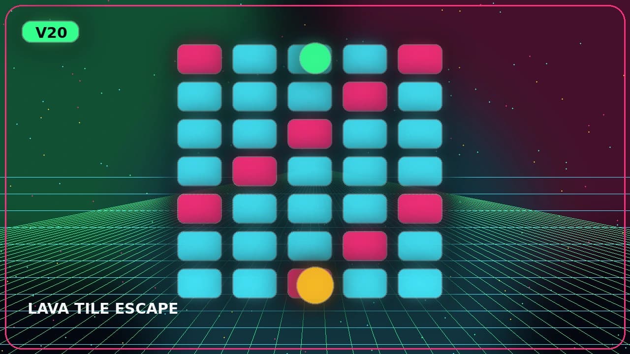 Lava Tile Escape game artwork
