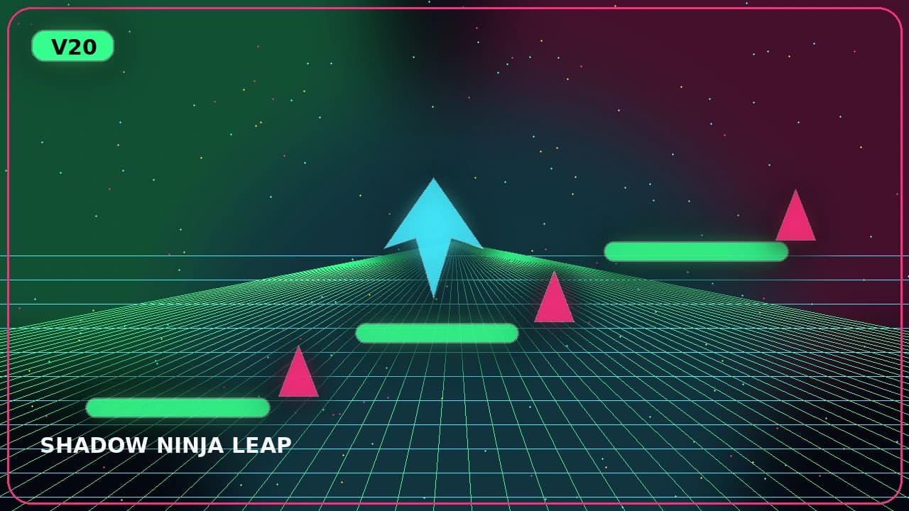 Shadow Ninja Leap game artwork
