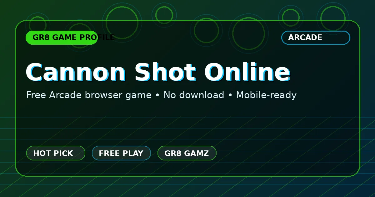 Cannon Shot Online game artwork
