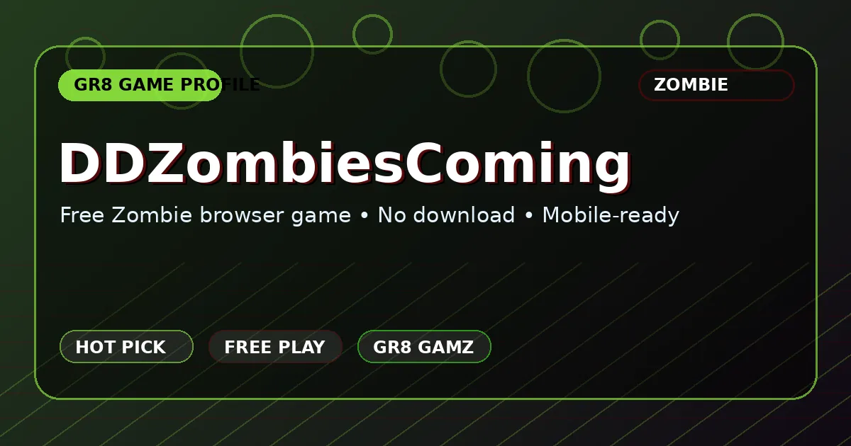 DDZombiesComing game artwork