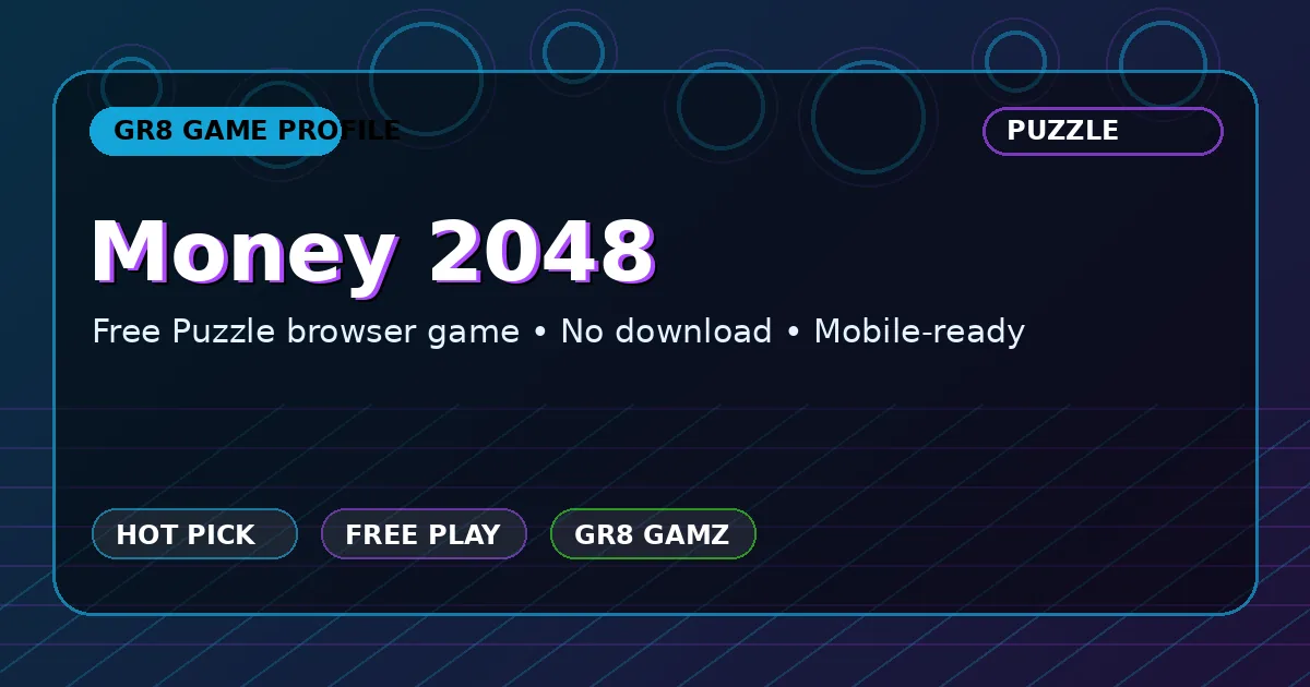 Money 2048 artwork