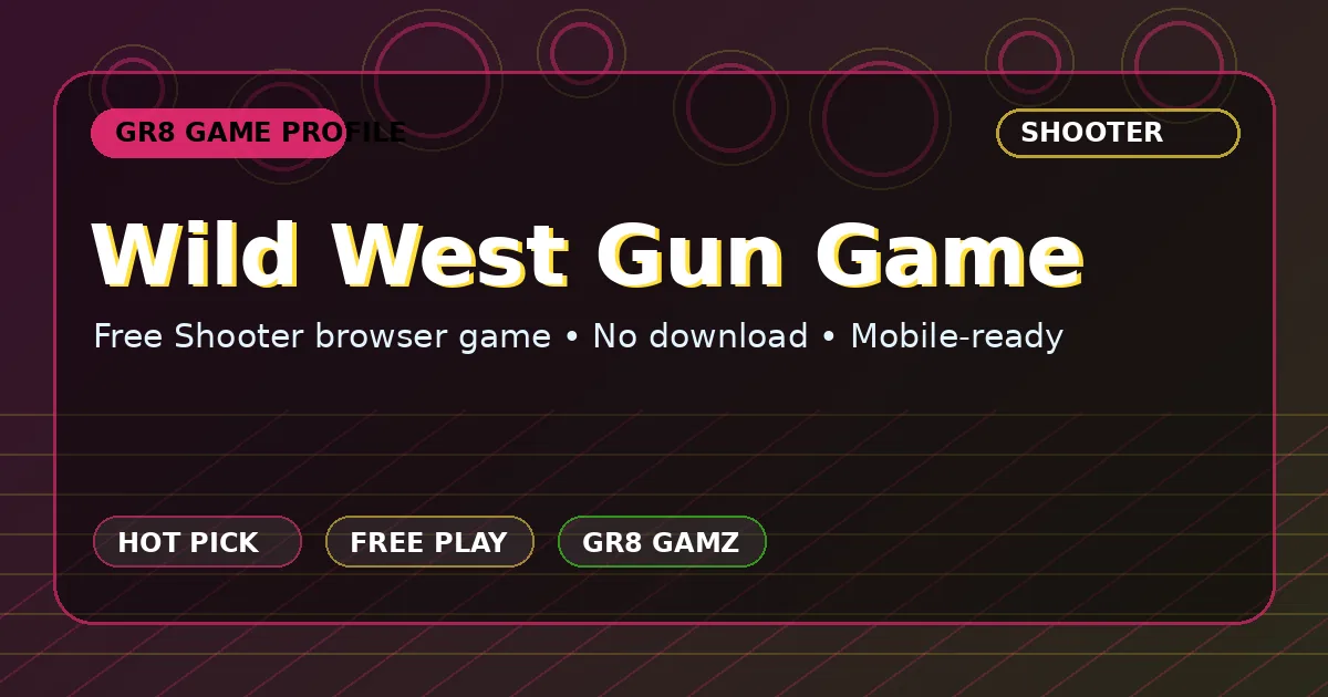 Wild West Gun Game artwork