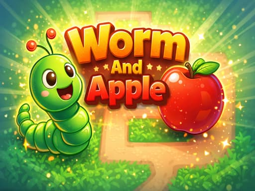 Worm And Apple artwork