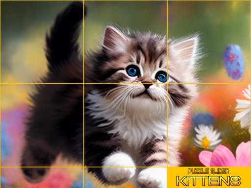 Puzzle Sliding Kittens artwork