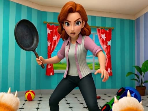 Bad Cat Prankster Moms Return artwork