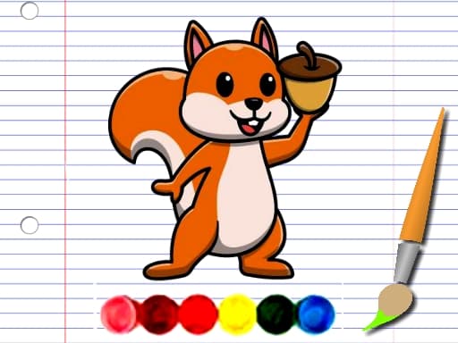 Squirrel Coloring Adventure artwork