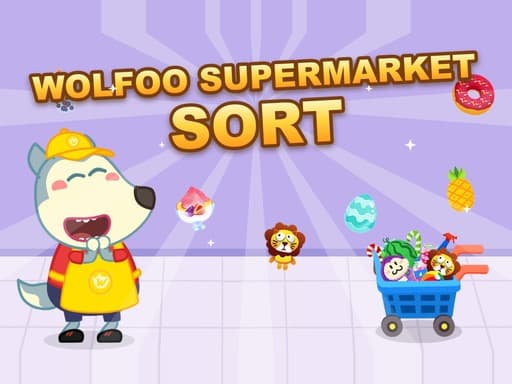 Wolfoo Supermarket Sort artwork