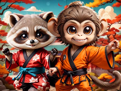 Kung Fu Little Animals artwork