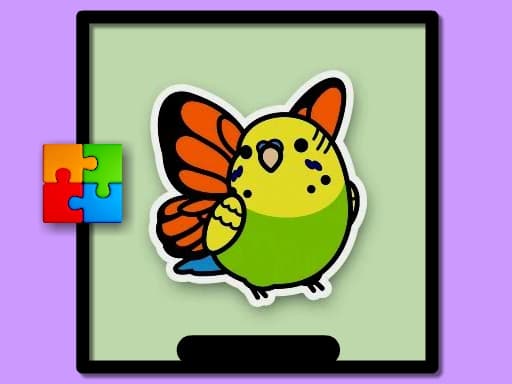 Cute Budgie Puzzle artwork