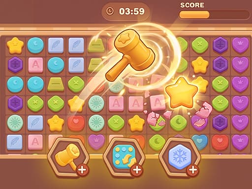 CANDY MATCH MOVE artwork
