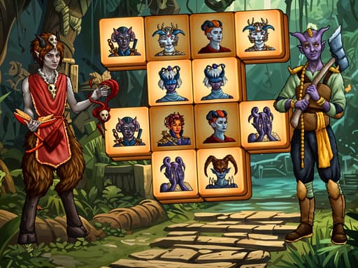 Demonic Mahjong artwork