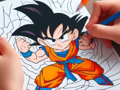 Anime Coloring Book artwork