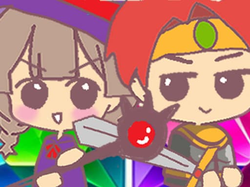3 match puzzle battle artwork