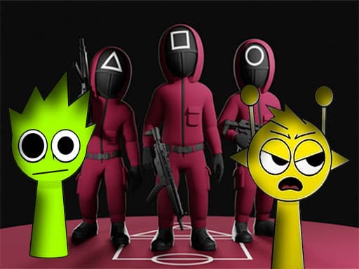 Squid Game Sprunki FNF Battle artwork