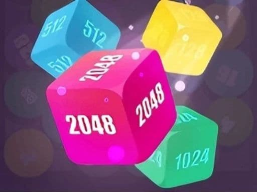 2048 Shoot Merge Number 3D artwork