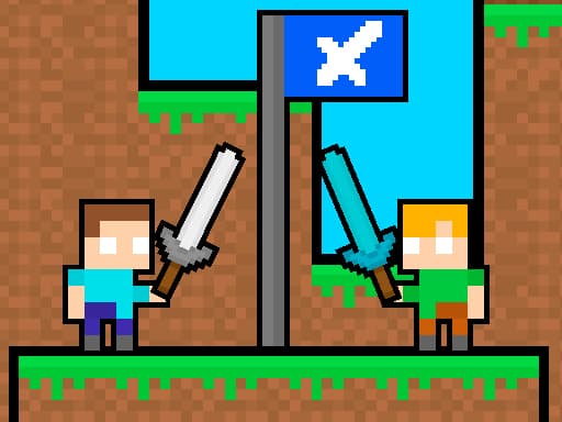 Friends Battle Swords Drawn artwork