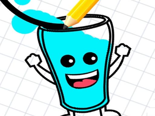 Happy Glass : Fill the Glass by Draw Lines artwork