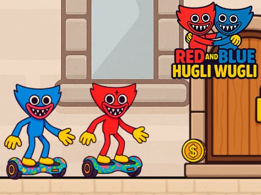Red and Blue Hugli Wugli artwork