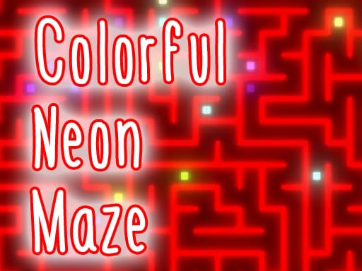Colorful Neon Maze artwork