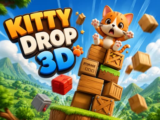 Kitty Drop 3D artwork