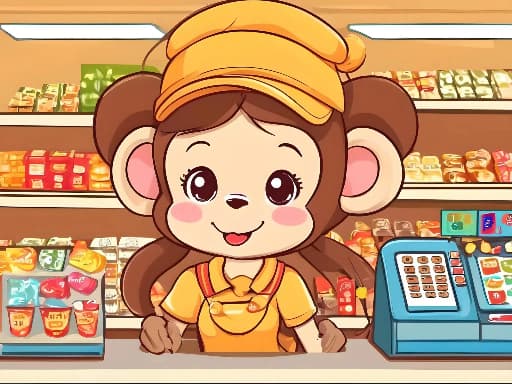 Cute Monkey Mart artwork
