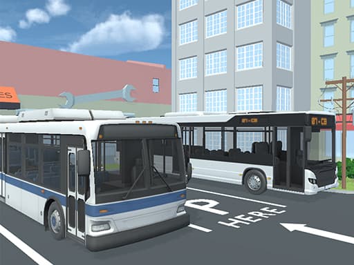 City Bus Parking Challenge Simulator 3D artwork