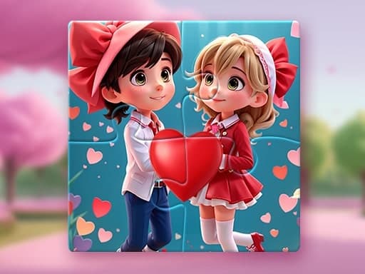 Valentine Couple Jigsaw Puzzle artwork
