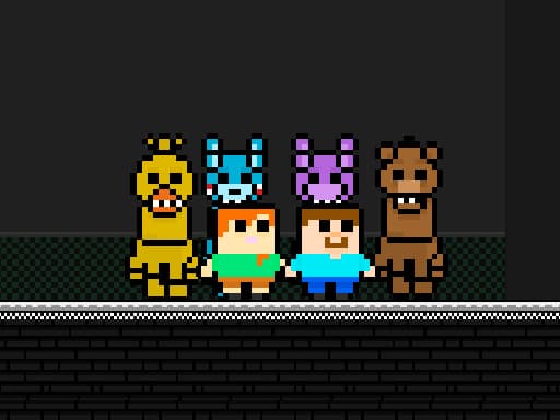 Steve and Alex vs Fnaf artwork