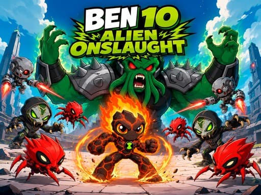 Ben 10 Alien Onslaught artwork
