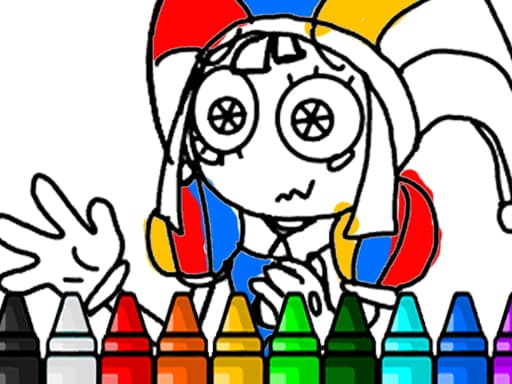 Pomni Coloring Book artwork