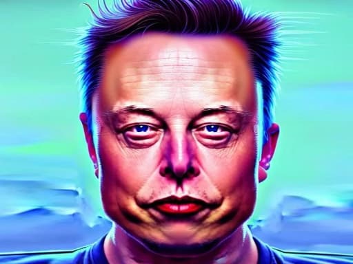 Funny Elon Musk Face artwork