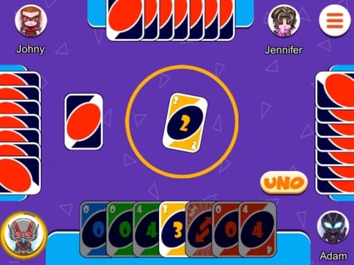 Uno Super Heroes artwork