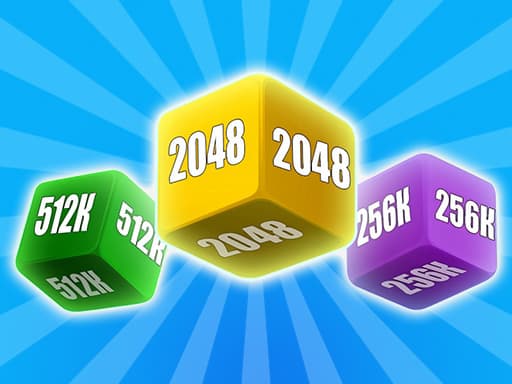 Merge Cubes 2048 3D artwork