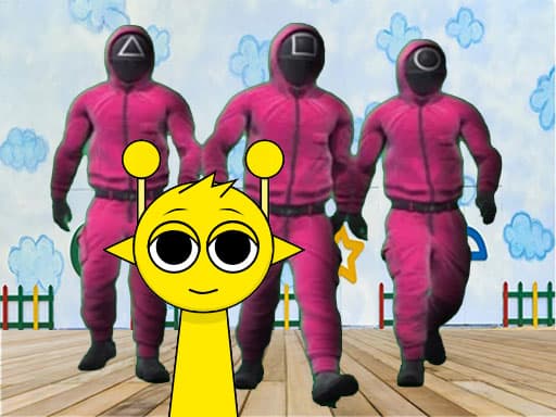 Sprunki in Squid Game Chamber artwork