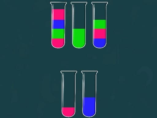 Water Sorting Color in the bottle artwork