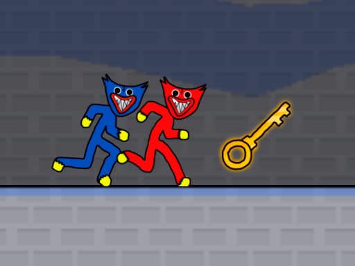 Stickman Huggy Party Duo artwork
