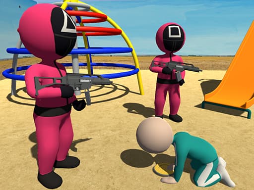 Squid Game Dalgona Candy 3D artwork