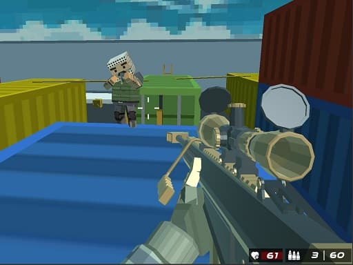 Shooting Blocky Combat Swat GunGame Survival artwork