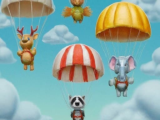 Rowdy Animals Cloudy Weather artwork