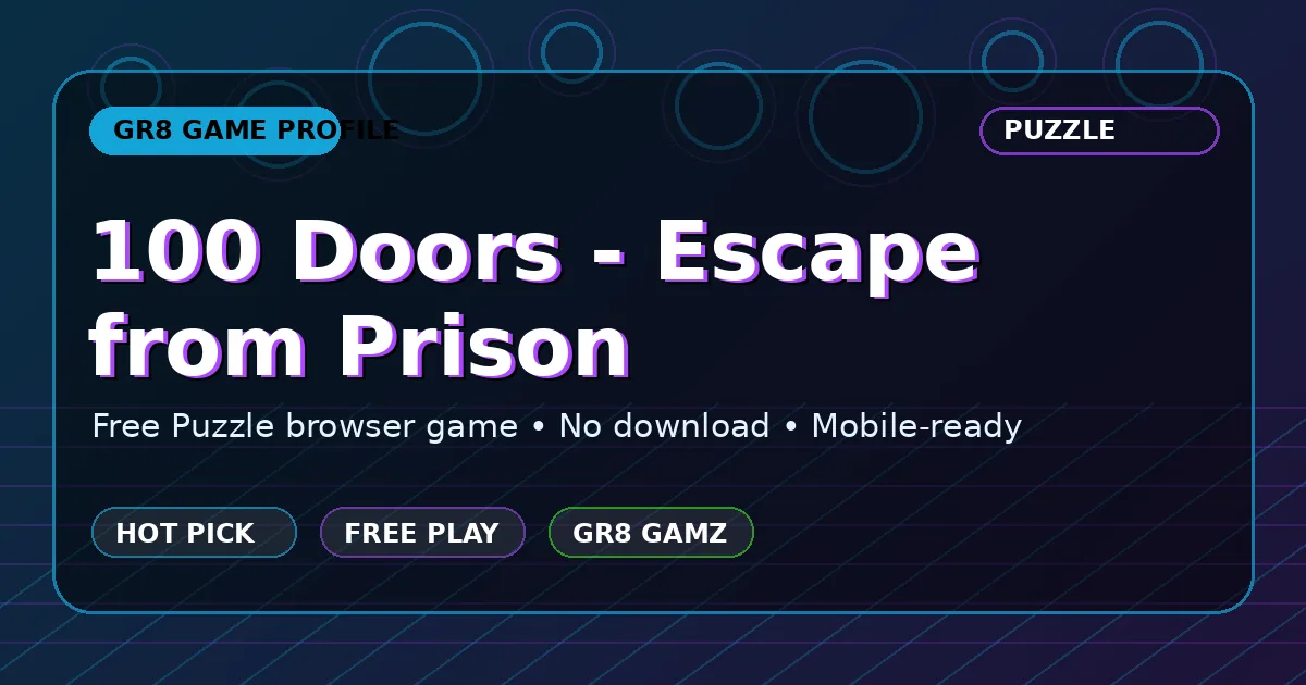 100 Doors - Escape from Prison artwork
