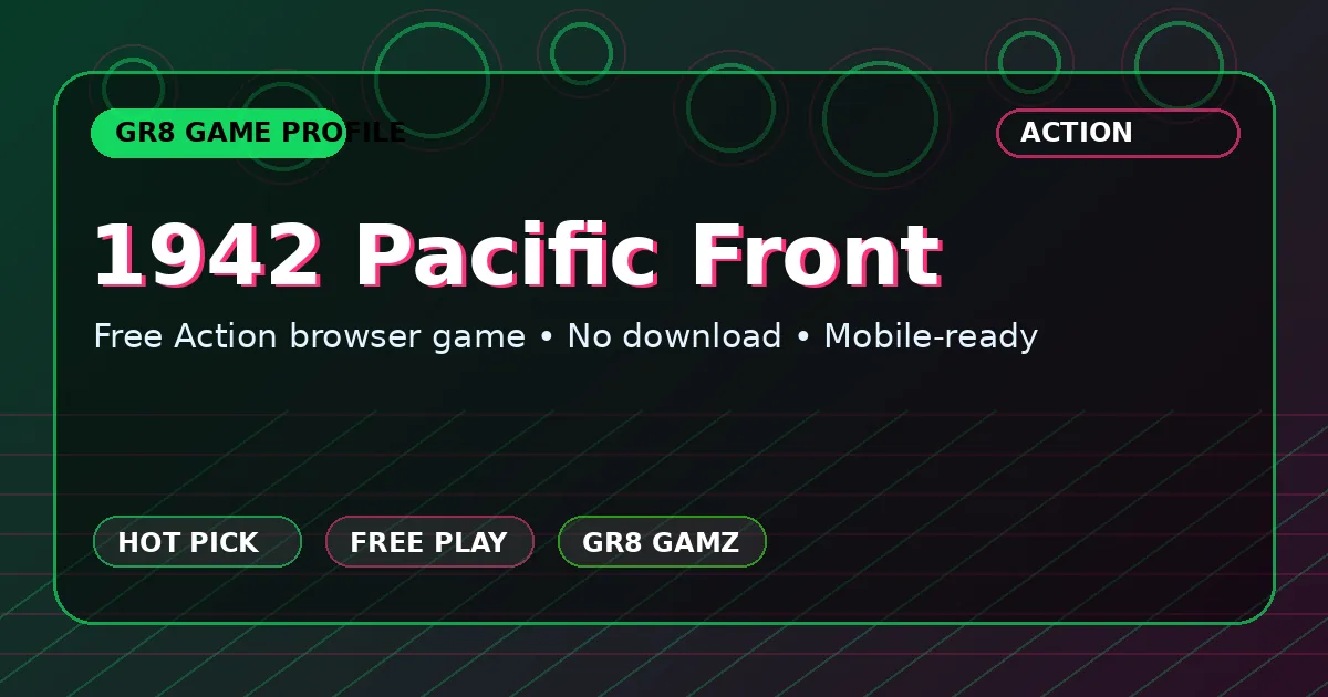 1942 Pacific Front game artwork