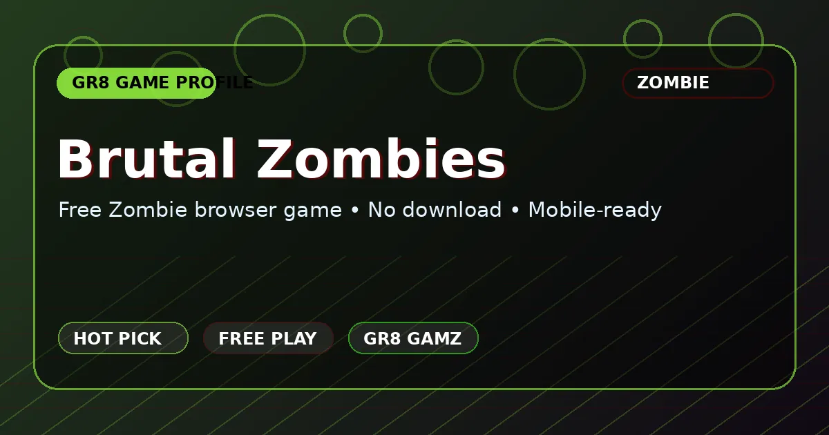 Brutal Zombies artwork
