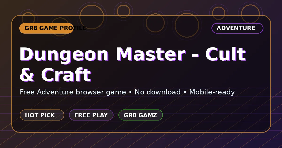 Dungeon Master - Cult & Craft artwork