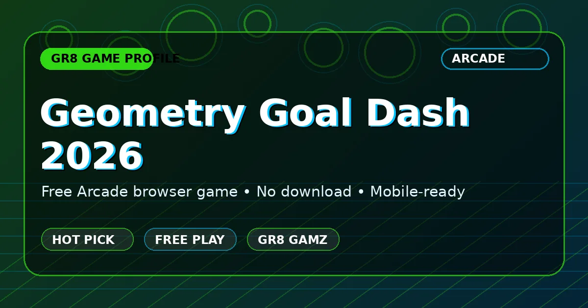 Geometry Goal Dash 2026 artwork