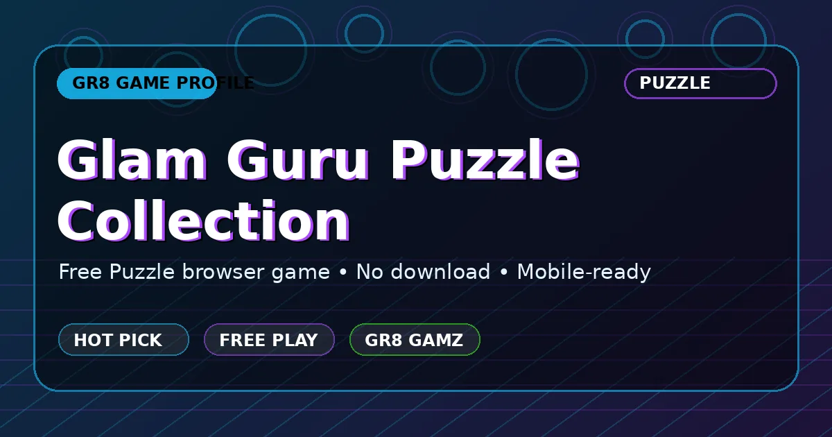 Glam Guru Puzzle Collection artwork