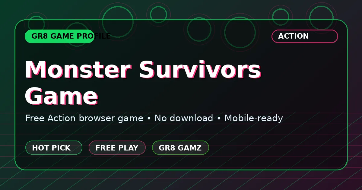 Monster Survivors Game game artwork