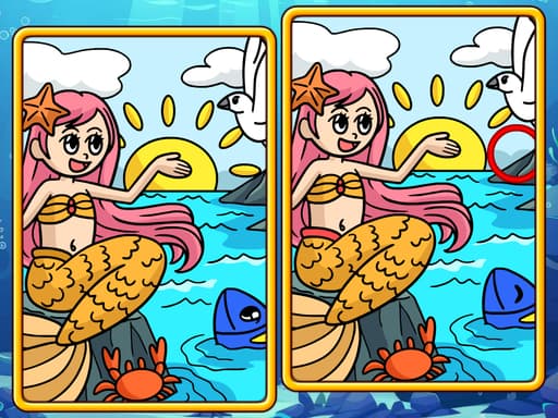 Mermaids: Spot The Differences artwork