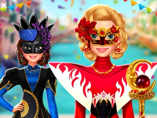 Ellie and Friends Venice Carnival artwork