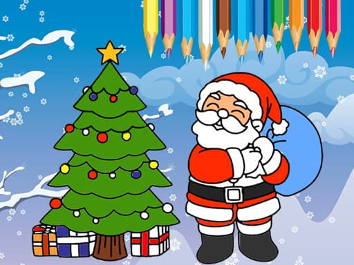 Coloring Christmas Tree artwork
