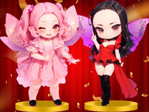 BlackPink Chibi Claw Machine artwork